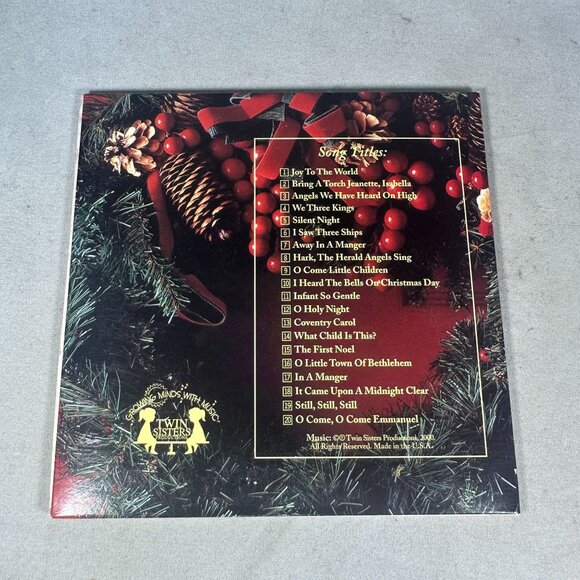 Joy To The World Instrumental Christmas CD Twin Sisters Productions 2000 Music - Picture 2 of 3